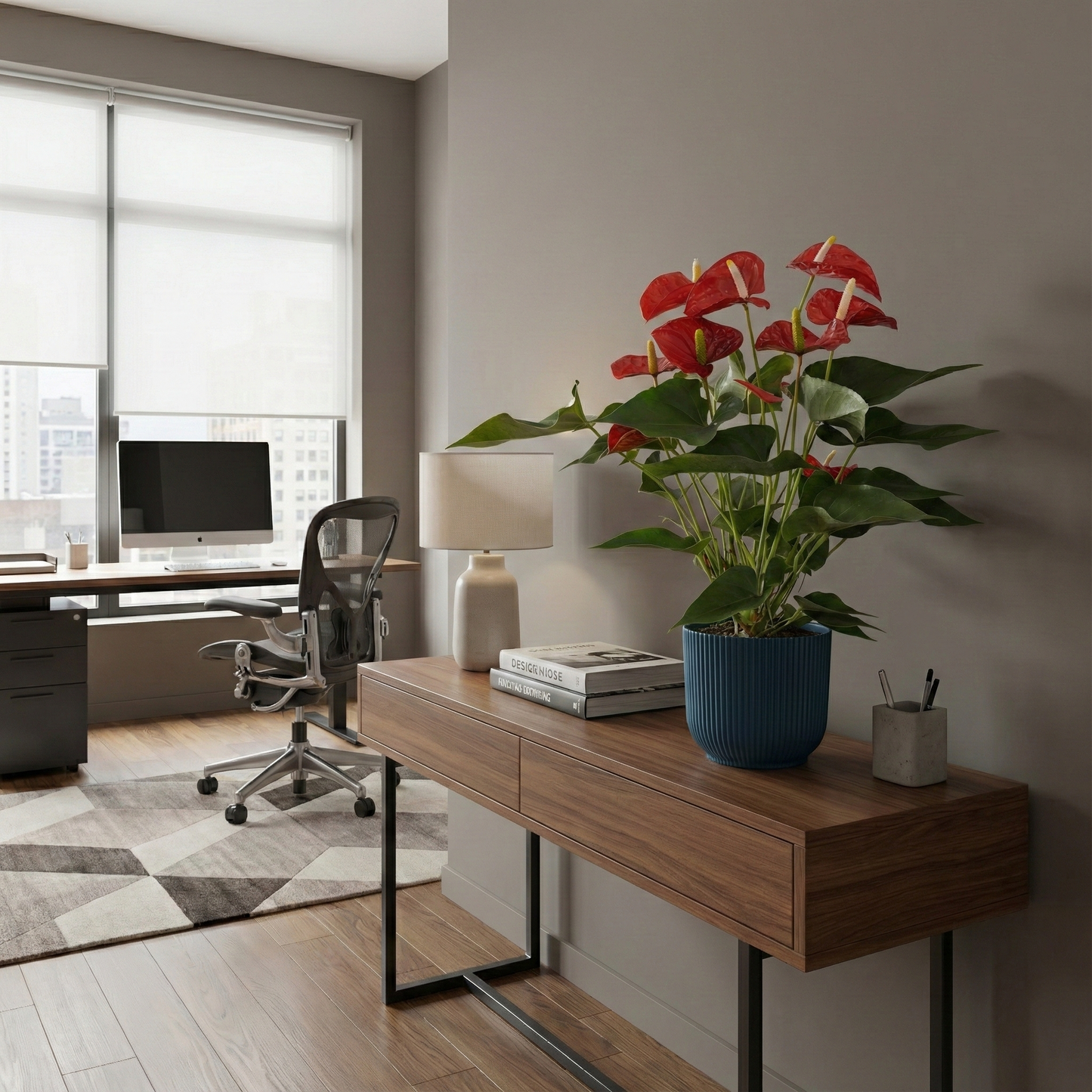 Flamingo Flower; Anthurium Red | 55cm